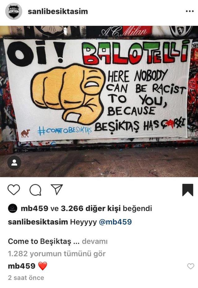 SON DAKİKA!!! Balotelli’den Taraftara Yanıt…