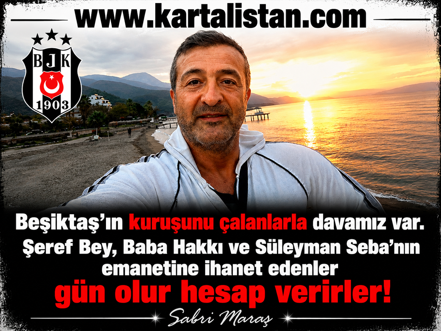 Davamız var